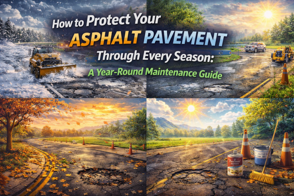 How to Protect Your Asphalt Pavement Through Every Season- A Year-Round Maintenance Guide
